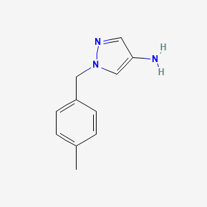 molecular formula C11H13N3 B2374744 1-(4-methylbenzyl)-1H-pyrazol-4-amine CAS No. 1002414-59-6; 1189462-86-9