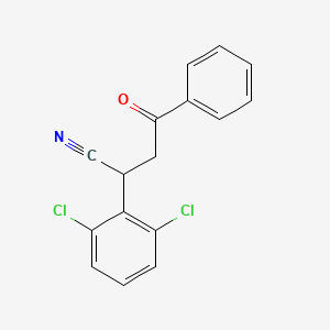 2-(2,6-Dichlorophenyl)-4-oxo-4-phenylbutanenitrile