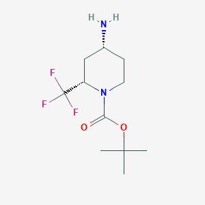 Tert-butyl (2S,4R)-4-amino-2-(trifluoromethyl)piperidine-1-carboxylate