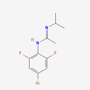 EthaniMidaMide, N-(4-broMo-2,6-difluorophenyl)-N'-(1-Methylethyl)-