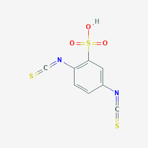 molecular formula C5H10N2S2.H3PO4 B237492 2,5-Diisothiocyanatobenzenesulfonate CAS No. 135705-08-7