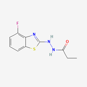 N'-(4-fluorobenzo[d]thiazol-2-yl)propionohydrazide