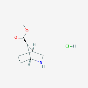 Methyl (1R,4S,7R)-2-azabicyclo[2.2.1]heptane-7-carboxylate;hydrochloride