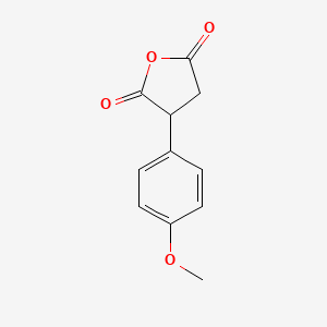 molecular formula C11H10O4 B2374950 3-(4-甲氧基苯基)二氢呋喃-2,5-二酮 CAS No. 32856-59-0