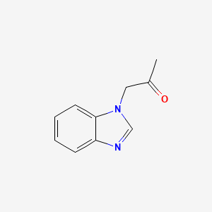molecular formula C10H10N2O B2374955 1-(1h-Benzimidazol-1-Yl)propan-2-One CAS No. 294199-10-3