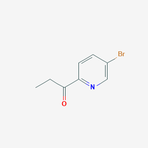 molecular formula C8H8BrNO B2374965 1-(5-溴吡啶-2-基)丙酮 CAS No. 1060812-89-6