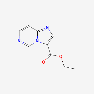 Imidazo[1,2-C]pyrimidine-3-carboxylic acid ethyl ester