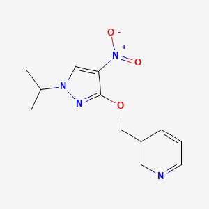 3-[(4-Nitro-1-propan-2-ylpyrazol-3-yl)oxymethyl]pyridine