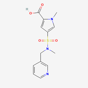 1-methyl-4-[methyl(pyridin-3-ylmethyl)sulfamoyl]-1H-pyrrole-2-carboxylic acid