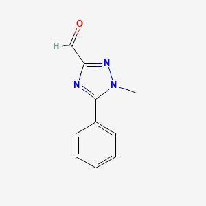 molecular formula C10H9N3O B2375081 1-Methyl-5-Phenyl-1H-1,2,4-Triazol-3-carbaldehyd CAS No. 1956335-99-1