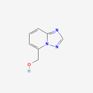 molecular formula C7H7N3O B2375094 {[1,2,4]Triazolo[1,5-a]pyridin-5-yl}methanol CAS No. 1824412-94-3