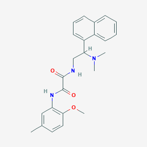 N1-(2-(dimethylamino)-2-(naphthalen-1-yl)ethyl)-N2-(2-methoxy-5-methylphenyl)oxalamide