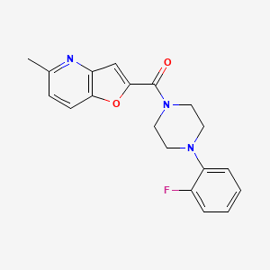 (4-(2-Fluorophenyl)piperazin-1-yl)(5-methylfuro[3,2-b]pyridin-2-yl)methanone