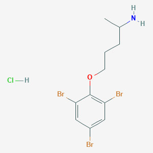 2-[(4-Aminopentyl)oxy]-1,3,5-tribromobenzene hydrochloride
