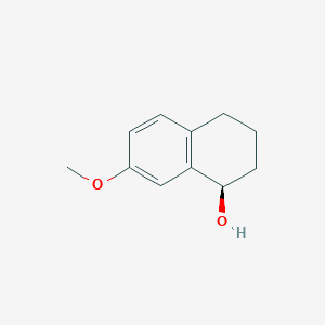molecular formula C11H14O2 B2375173 (1R)-7-methoxy-1,2,3,4-tetrahydronaphthalen-1-ol CAS No. 201684-11-9