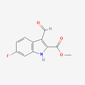 Methyl 6-fluoro-3-formyl-1H-indole-2-carboxylate