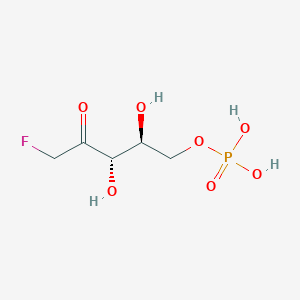 molecular formula C5H10FO7P B237519 1-Fluoro-1-deoxyribulose-5-phosphate CAS No. 131612-92-5