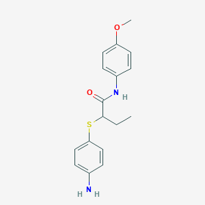 2-[(4-Aminophenyl)thio]-N-(4-methoxyphenyl)-butanamide