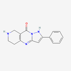 2-phenyl-5,6,7,8-tetrahydropyrazolo[1,5-a]pyrido[4,3-d]pyrimidin-9(1H)-one
