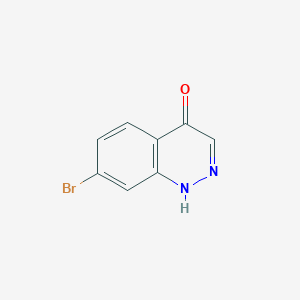 molecular formula C8H5BrN2O B2375242 7-Bromocinnolin-4(1h)-one CAS No. 1414956-67-4