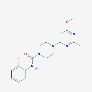 N-(2-chlorophenyl)-4-(6-ethoxy-2-methylpyrimidin-4-yl)piperazine-1-carboxamide