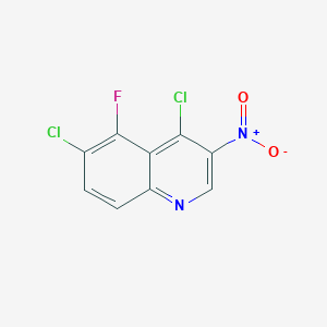 4,6-Dichloro-5-fluoro-3-nitroquinoline