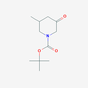 molecular formula C11H19NO3 B2375293 1-Boc-5-甲基-3-哌啶酮 CAS No. 1509382-47-1