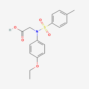 molecular formula C17H19NO5S B2375314 N-(4-ethoxyphenyl)-N-[(4-methylphenyl)sulfonyl]glycine CAS No. 333458-38-1