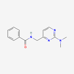 N-((2-(dimethylamino)pyrimidin-4-yl)methyl)benzamide