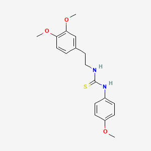 N-(3,4-dimethoxyphenethyl)-N'-(4-methoxyphenyl)thiourea