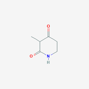 molecular formula C6H9NO2 B2375337 3-Methylpiperidine-2,4-dione CAS No. 1547067-72-0