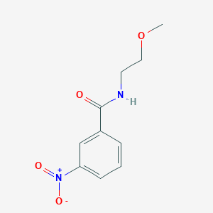 molecular formula C10H12N2O4 B2375339 N-(2-methoxyethyl)-3-nitrobenzamide CAS No. 167834-35-7