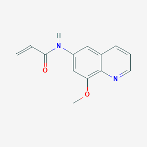 molecular formula C13H12N2O2 B2375351 N-(8-Methoxyquinolin-6-yl)prop-2-enamide CAS No. 2176573-25-2