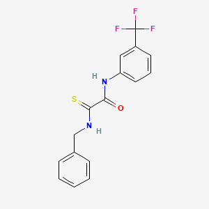 2-(Benzylamino)-2-thioxo-N-(3-(trifluoromethyl)phenyl)acetamide