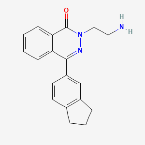 2-(2-aminoethyl)-4-(2,3-dihydro-1H-inden-5-yl)-1(2H)-phthalazinone