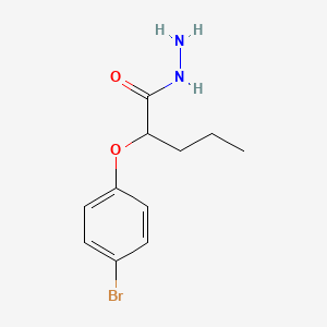 2-(4-Bromophenoxy)pentanohydrazide