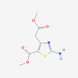 Methyl 2-amino-4-(2-methoxy-2-oxoethyl)-1,3-thiazole-5-carboxylate