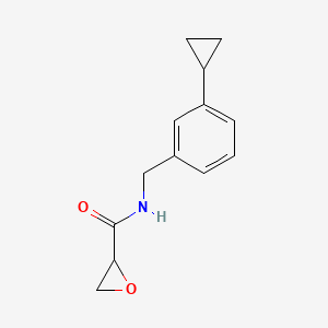 N-[(3-Cyclopropylphenyl)methyl]oxirane-2-carboxamide