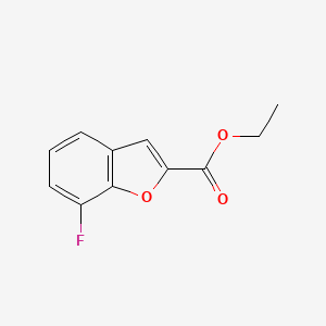 molecular formula C11H9FO3 B2375445 7-氟苯并呋喃-2-羧酸乙酯 CAS No. 1207537-69-6