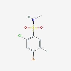 4-Bromo-2-chloro-N,5-dimethylbenzenesulfonamide