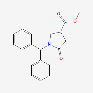 Methyl 1-(diphenylmethyl)-5-oxopyrrolidine-3-carboxylate