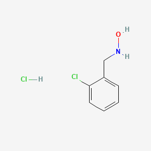 N-[(2-chlorophenyl)methyl]hydroxylamine hydrochloride