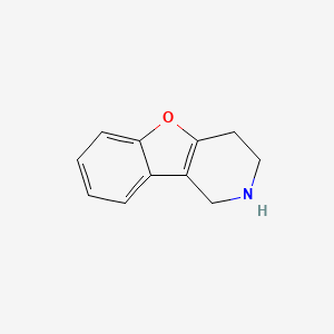 molecular formula C11H11NO B2375563 Benzofuro[3,2-c]pyridine, 1,2,3,4-tetrahydro- CAS No. 43213-61-2