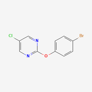 molecular formula C10H6BrClN2O B2375608 2-(4-Bromophenoxy)-5-chloropyrimidine CAS No. 1538671-54-3