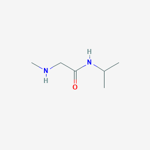 molecular formula C6H14N2O B2375655 N-异丙基-2-(甲基氨基)乙酰胺 CAS No. 51489-14-6