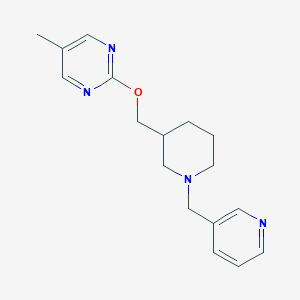 5-Methyl-2-[[1-(pyridin-3-ylmethyl)piperidin-3-yl]methoxy]pyrimidine