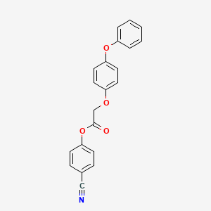 4-Cyanophenyl 2-(4-phenoxyphenoxy)acetate