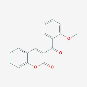 molecular formula C17H12O4 B2375672 3-(2-甲氧基苯甲酰)香豆素 CAS No. 1877310-68-3