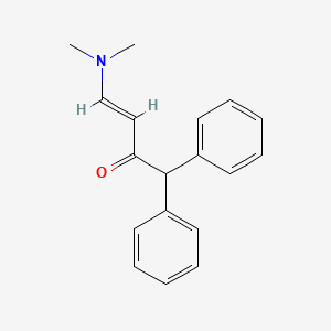 molecular formula C18H19NO B2375682 (3E)-4-(二甲基氨基)-1,1-二苯基丁-3-烯-2-酮 CAS No. 103541-08-8