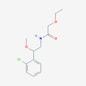 molecular formula C13H18ClNO3 B2375722 N-(2-(2-chlorophenyl)-2-methoxyethyl)-2-ethoxyacetamide CAS No. 1798515-55-5